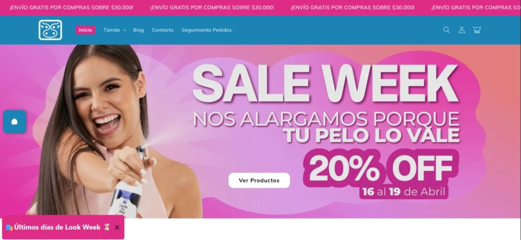 Soporte eCommerce: Leche Pal pelo