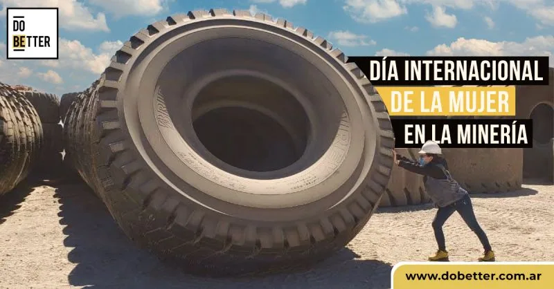 Pieza para redes de Do Better por el Día Internacional de la Mujer en la Minería