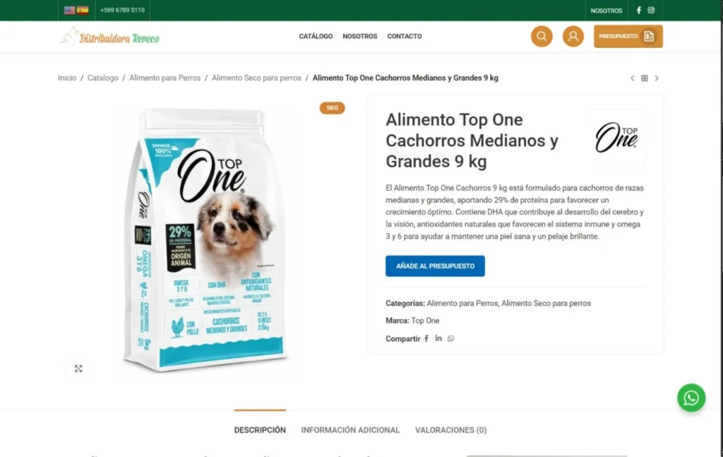 El catálogo